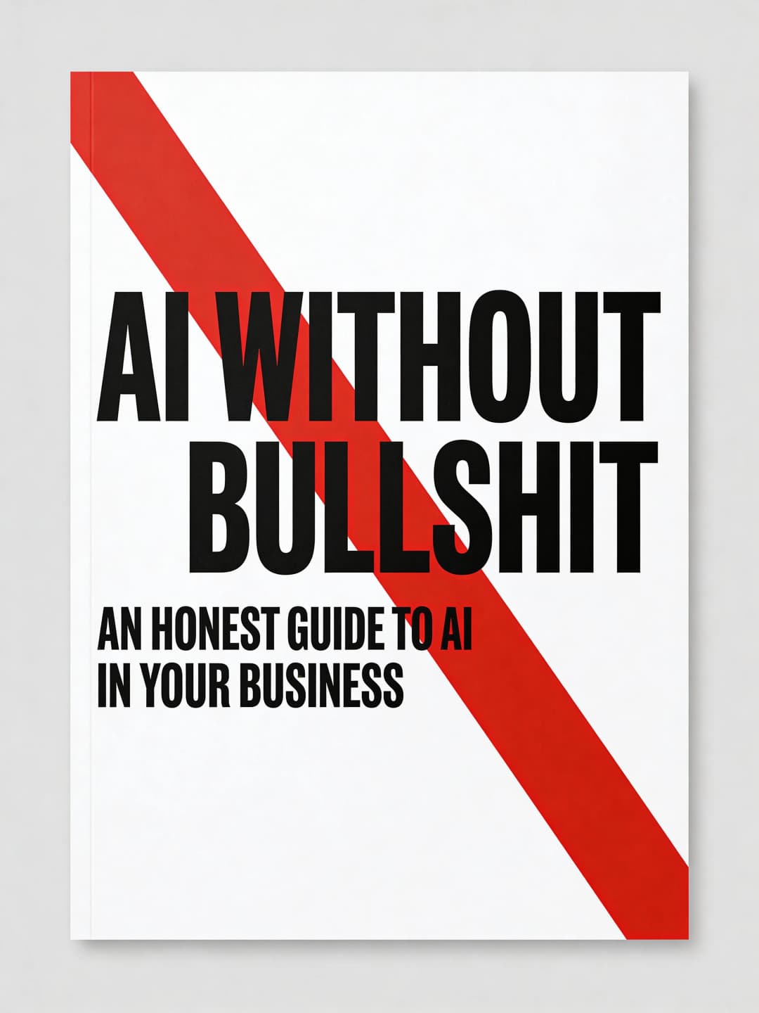 No Bullshit AI ebook cover